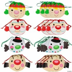 Flash Sale π₯° 10" x 10" Cheery π Christmas Nonwoven Drawstring Treat Bags - 12 Pc. β