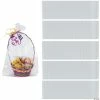 Deals ❤️ 10" x 18" Bulk Large Clear Cellophane Gift Basket Bags - 150 Pc. ⌛