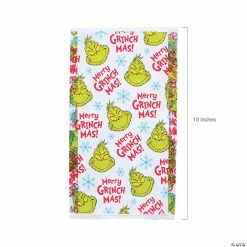 Outlet Containers Store -Outlet Containers Store 10 x 18 large dr seuss the grinch cellophane basket bags 12 pc 13956887 a01