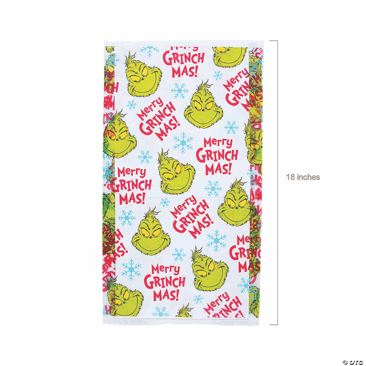 Cheap π 10" x 18" Large Dr. Seussβ’ The Grinch Cellophane Basket Bags - 12 Pc. π 4 Cheap π 10" x 18" Large Dr. Seussβ’ The Grinch Cellophane Basket Bags - 12 Pc. π - Image 2