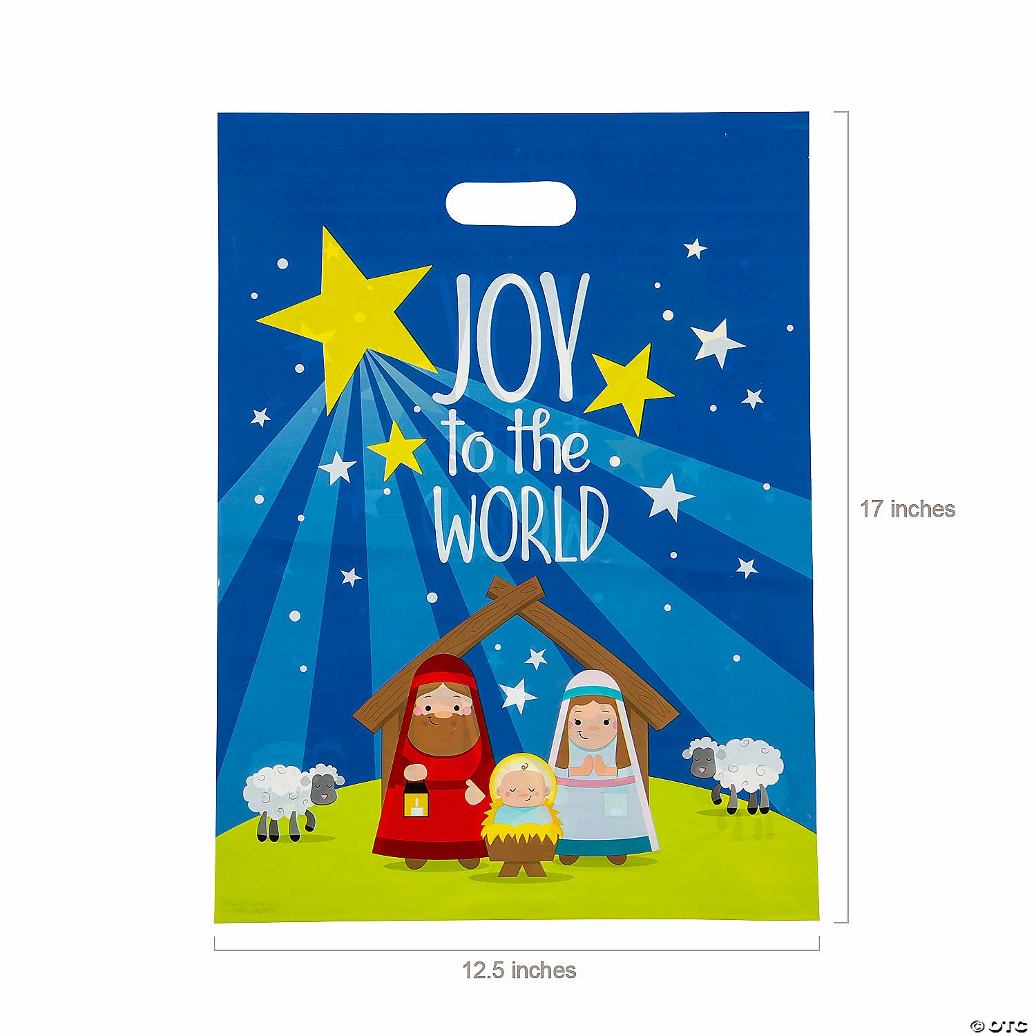 Outlet 🤩 12 1/2" x 17" Bulk Large Nativity Plastic Goody Bags - 50 Pc. ✔️ 4 Outlet 🤩 12 1/2" x 17" Bulk Large Nativity Plastic Goody Bags - 50 Pc. ✔️ - Image 2