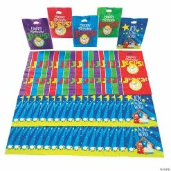 Best Sale ❤️ 12 1/2" x 17" Bulk Large Religious 🎄 Christmas Plastic Goody Bags - 250 Pc. 🔥