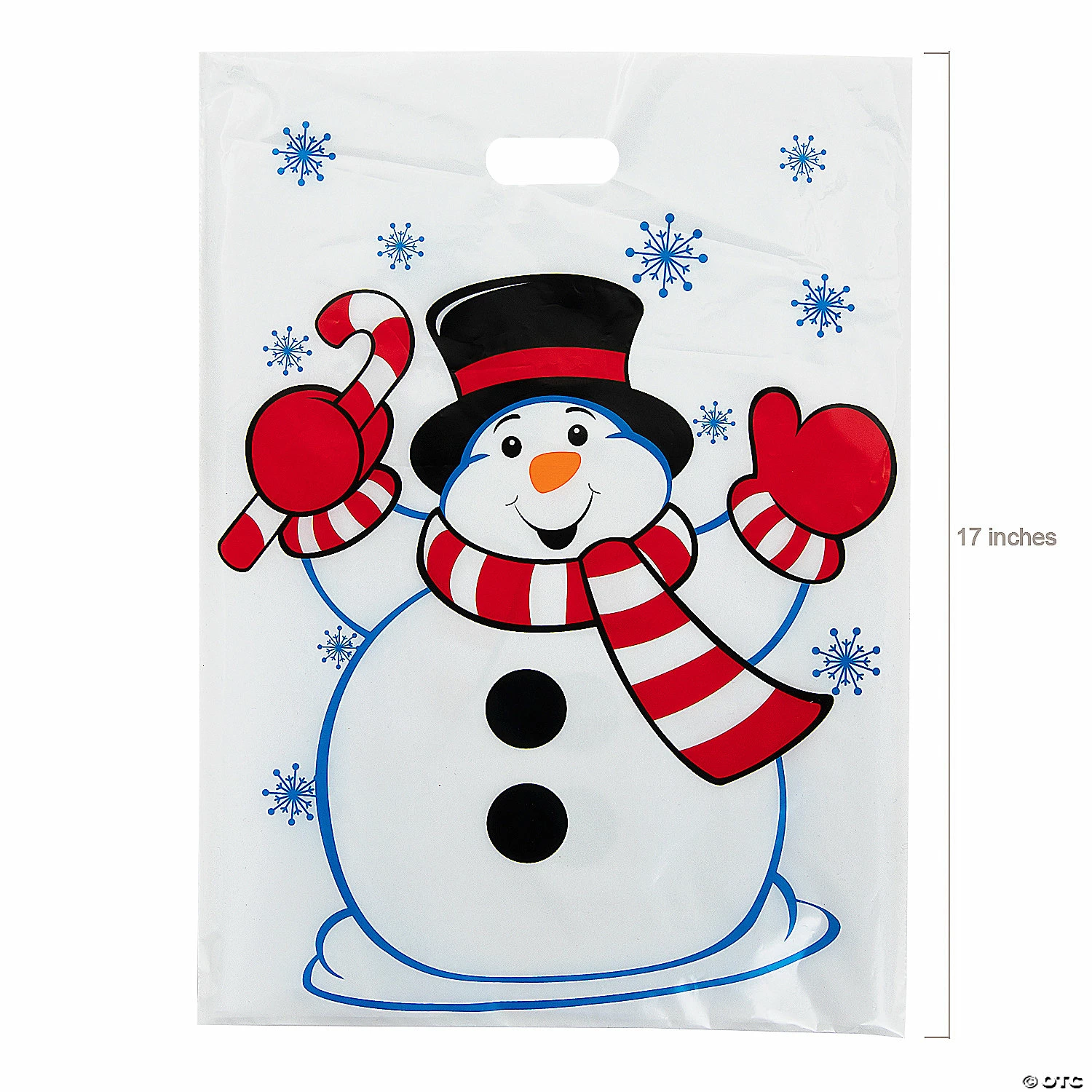 Best Pirce π₯ 12" x 17" Plastic Snowman Goody Bags - 50 Pc. π 4 Best Pirce π₯ 12" x 17" Plastic Snowman Goody Bags - 50 Pc. π - Image 2