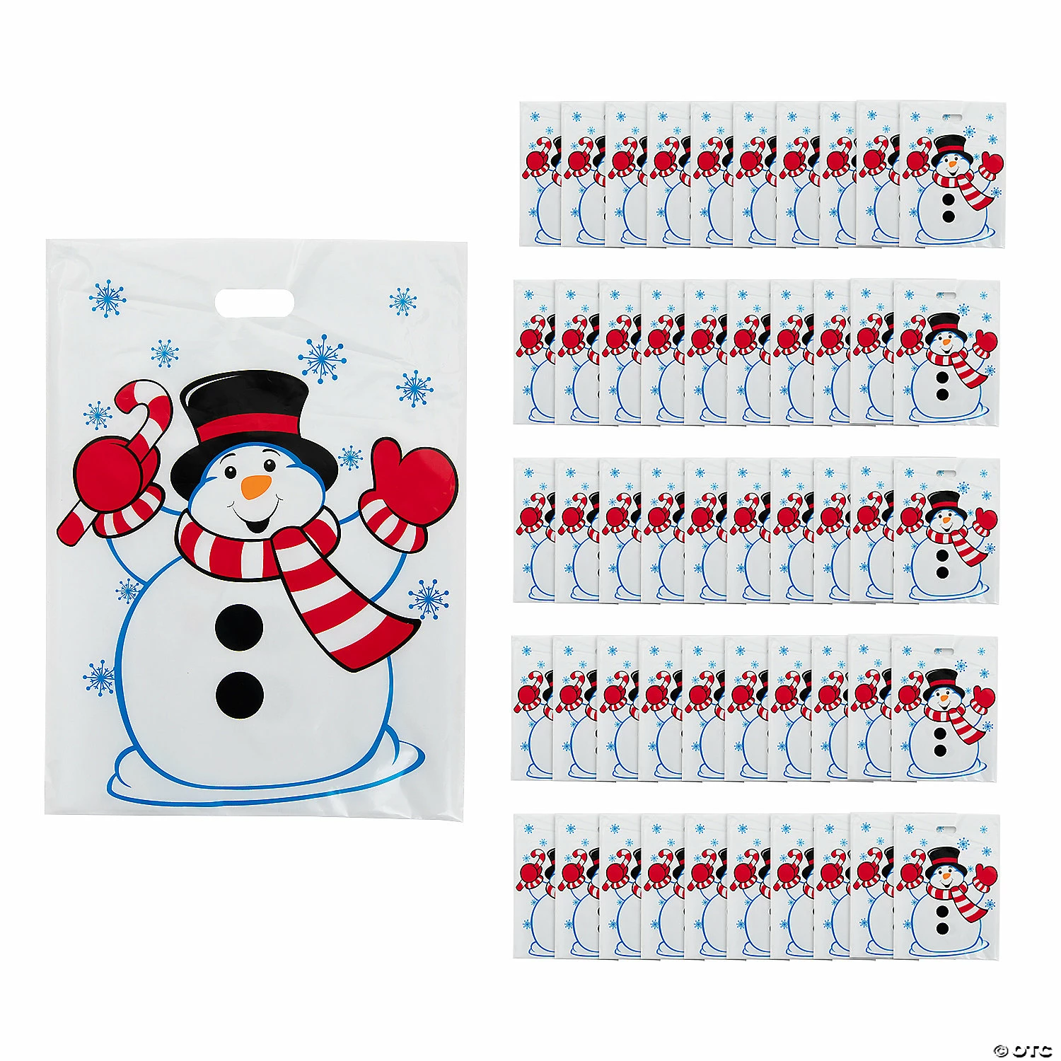 Best Pirce π₯ 12" x 17" Plastic Snowman Goody Bags - 50 Pc. π 3 Best Pirce π₯ 12" x 17" Plastic Snowman Goody Bags - 50 Pc. π