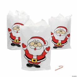 Discount 🥰 12" x 17" Santa Goody Bags - 50 Pc. ⭐
