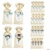 Discount 🌟 3 3/4" x 9" Large Painted Snowman Canvas Drawstring Treat Bags - 12 Pc. 🔔 -Outlet Containers Store 3 3 4 x 9 large painted snowman canvas drawstring treat bags 12 pc 4 2375