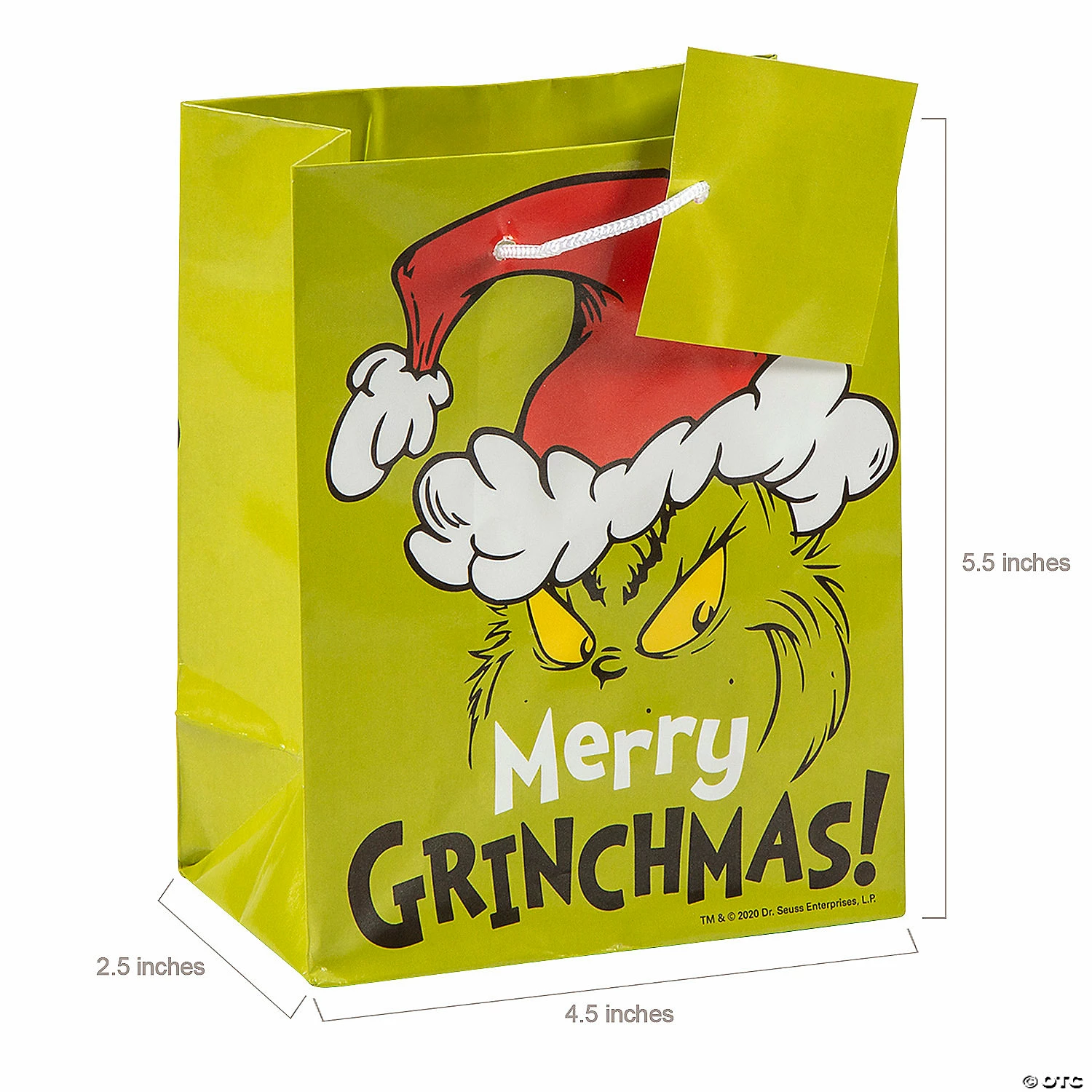 Coupon 😀 4 1/2" x 5 1/2" Small Dr. Seuss™ The Grinch Paper Treat Bags - 12 Pc. ⌛ 4 Coupon 😀 4 1/2" x 5 1/2" Small Dr. Seuss™ The Grinch Paper Treat Bags - 12 Pc. ⌛ - Image 2