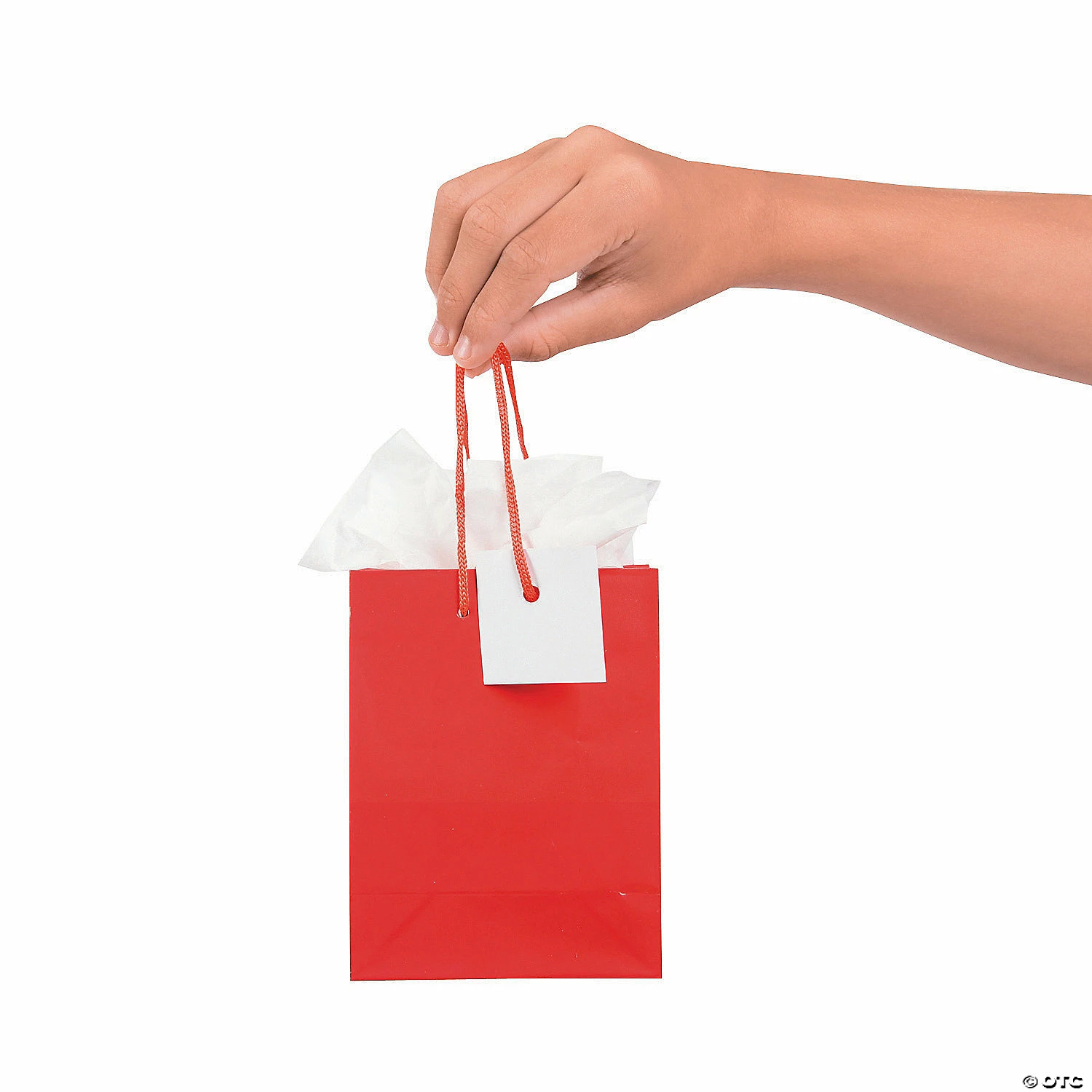 Flash Sale π 4 1/2" x 5 3/4" Small Red Gift Bags with Tags - 12 Pc. π 4 Flash Sale π 4 1/2" x 5 3/4" Small Red Gift Bags with Tags - 12 Pc. π - Image 2