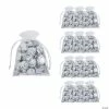 Wholesale 🛒 4 1/2" x 6 1/4" Large White Organza Drawstring Bags - 12 Pc. 🌟 -Outlet Containers Store 4 1 2 x 6 1 4 large white organza drawstring bags 12 pc 3 458