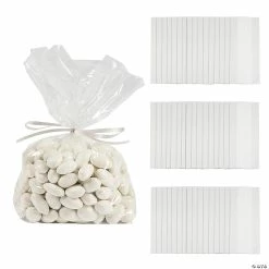 Wholesale ❤️ 5 1/2" x 11" Clear Cellophane Treat Bags - 50 Pc. ✔️