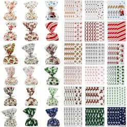 Flash Sale 😍 5 1/2" x 11" Mega Holiday Cellophane Bag Assortment - 240 Pc. ⌛