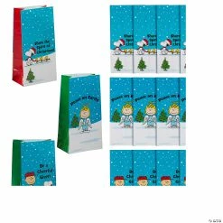 Cheapest 🥰 5" x 10" Peanuts® Inspirational Paper Treat Bags - 12 Pc. 🧨