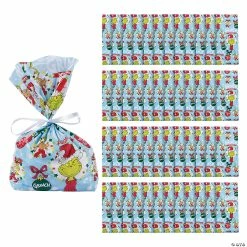 Buy βοΈ 5" x 11 1/2" Bulk Dr. Seussβ’ The Grinch Cellophane Bags - 144 Pc. β