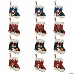 Top 10 π 6 1/2" Mini β Christmas Stocking Treat Bags - 12 Pc. π