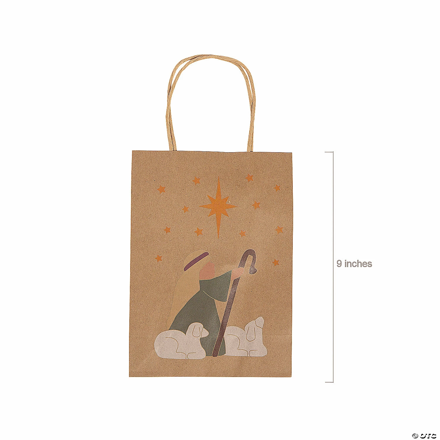 Coupon ⨠6 1/2" x 9" Medium Brown Nativity Scene Kraft Paper Gift Bags - 12 Pc. 𧨠4 Coupon ⨠6 1/2" x 9" Medium Brown Nativity Scene Kraft Paper Gift Bags - 12 Pc. 𧨠- Image 2