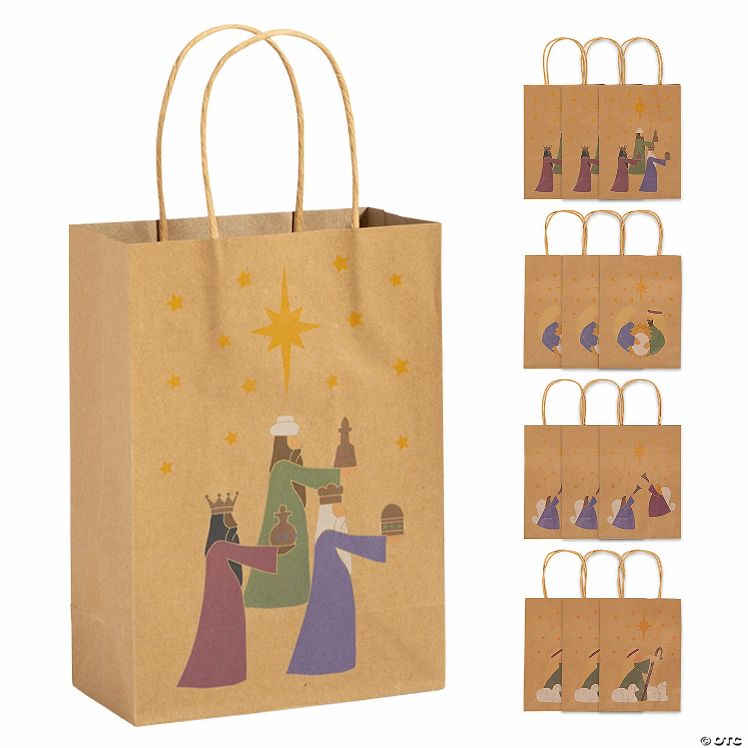 Coupon β¨ 6 1/2" x 9" Medium Brown Nativity Scene Kraft Paper Gift Bags - 12 Pc. 𧨠3 Coupon β¨ 6 1/2" x 9" Medium Brown Nativity Scene Kraft Paper Gift Bags - 12 Pc. π§¨