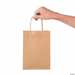 Best deal 😍 6 1/2" x 9" Medium Kraft Paper Gift Bags - 12 Pc. 👍 -Outlet Containers Store 6 1 2 x 9 medium kraft paper gift bags 12 pc 48 317 a02