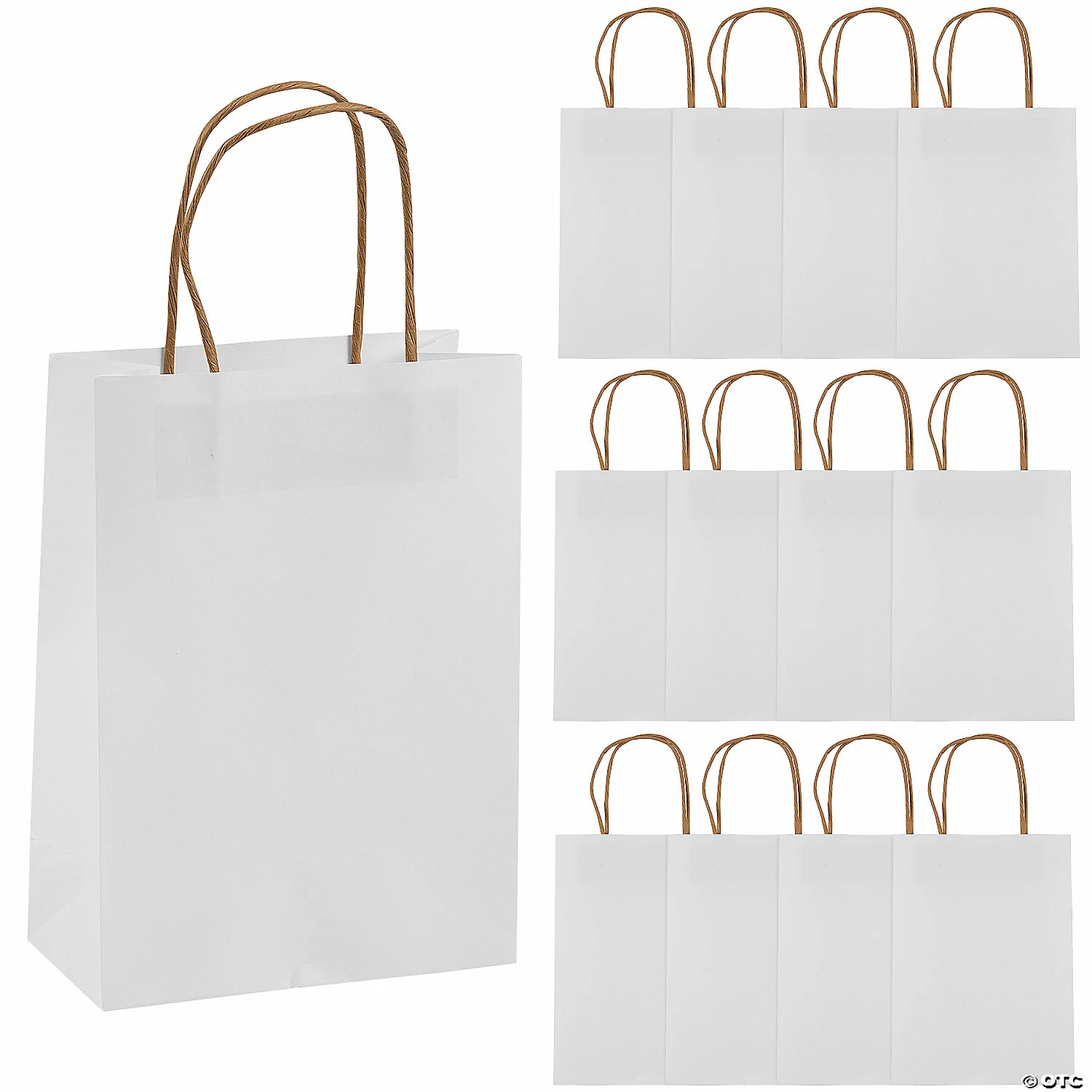 Discount π― 6 1/2" x 9" Medium Kraft Paper Gift Bags - 12 Pc. π 3 Discount π― 6 1/2" x 9" Medium Kraft Paper Gift Bags - 12 Pc. π