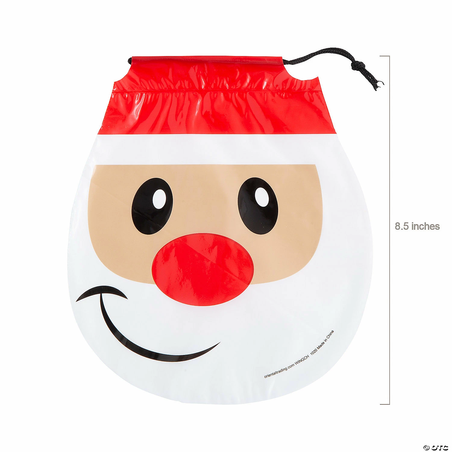 Coupon 🎉 7 3/4" x 8 1/2" Plastic 🎄 Christmas Drawstring Goody Bags - 72 Pc. ✨ 4 Coupon 🎉 7 3/4" x 8 1/2" Plastic 🎄 Christmas Drawstring Goody Bags - 72 Pc. ✨ - Image 2