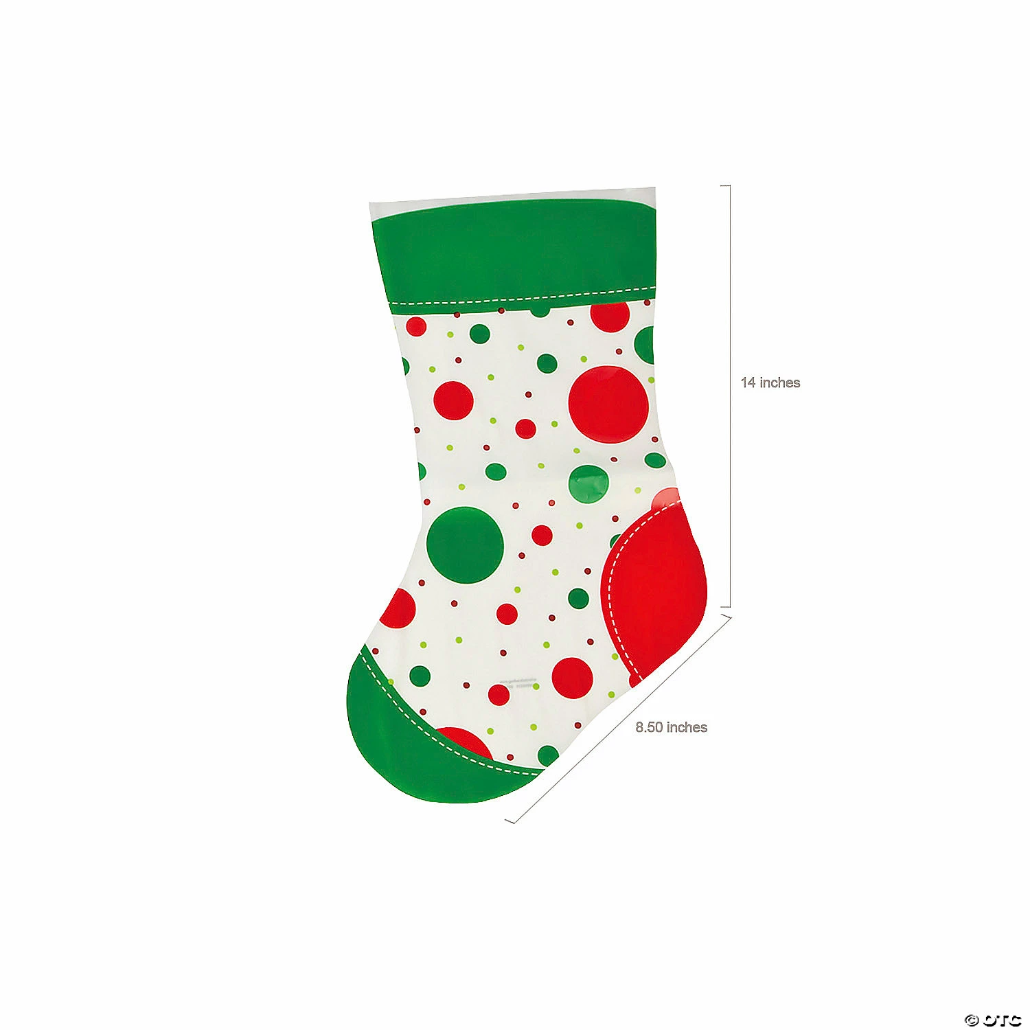 Flash Sale 🥰 8 1/2" x 14" Medium 🔔 Christmas Stocking Plastic Treat Bags - 12 Pc. 🎁 4 Flash Sale 🥰 8 1/2" x 14" Medium 🔔 Christmas Stocking Plastic Treat Bags - 12 Pc. 🎁 - Image 2