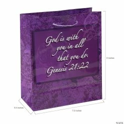 Flash Sale 🤩 9" x 7 1/2" Medium Expressions of Faith Gift Bags - 12 Pc. 🧨 -Outlet Containers Store 9 x 7 1 2 medium expressions of faith gift bags 12 pc 36 2467 a01