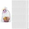 New 🎁 Bulk 10" x 18" Large Clear Cellophane Gift Basket Bags - 50 Pc. 🎁 -Outlet Containers Store bulk 10 x 18 large clear cellophane gift basket bags 50 pc 3 1209