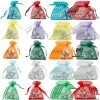 Budget 🛒 Bulk 2 1/4" x 3 1/2" Mini Colorful Organza Drawstring Treat Bags - 50 Pc. ⭐ -Outlet Containers Store bulk 2 1 4 x 3 1 2 mini colorful organza drawstring treat bags 50 pc 3 568