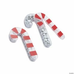Best Pirce ⌛ Candy Cane-Shaped Favor Containers - 12 Pc. 👍