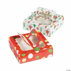 Coupon 🔥 Christmas Treat Boxes Carrier Set - 6 Pc. 🛒