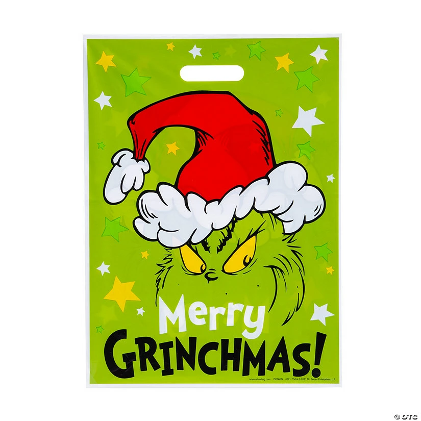 Discount β€οΈ Large Dr. Seussβ’ The Grinch π Christmas Treat Bags - 50 Pc. π 3 Discount β€οΈ Large Dr. Seussβ’ The Grinch π Christmas Treat Bags - 50 Pc. π
