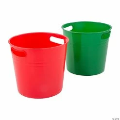 Budget ❤️ Red & Green Bucket Assortment - 4 Pc. 🧨